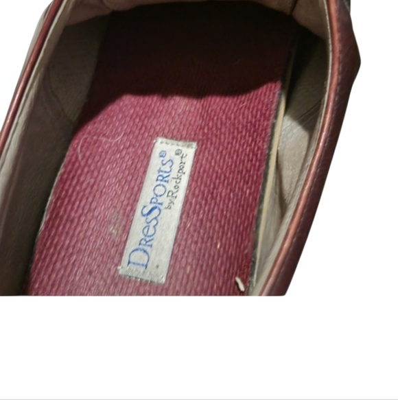 DRESSPORTS BY ROCKPORT Leather Upper Oxford Dress Shoes Brown Size 11 - Picture 7 of 10